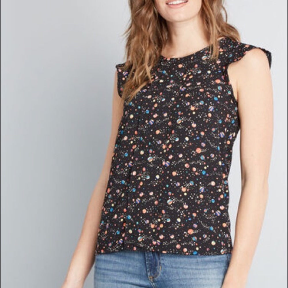 Modcloth Planet Top 1X
